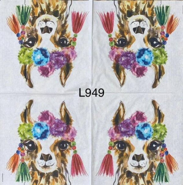 Animals (L949) - Llama with Headpiece