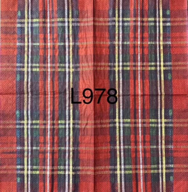 Design (L978) - Red, Green and White Check
