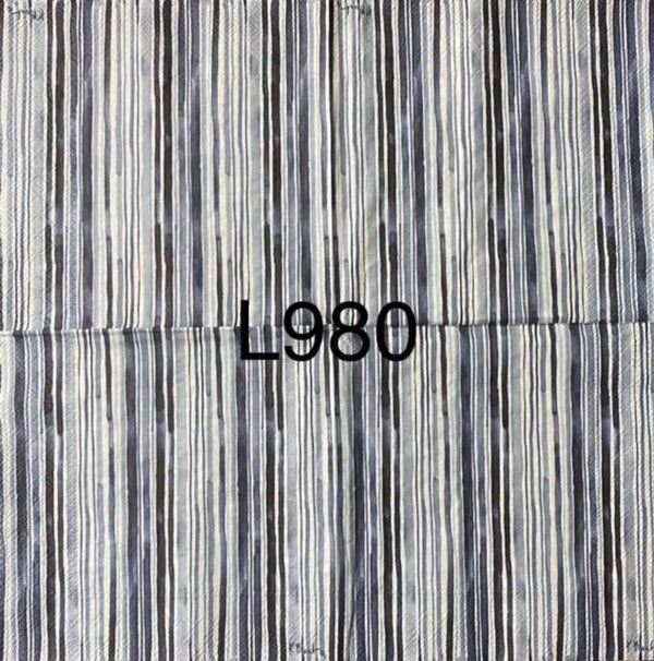 Design (L980) - Blue and White Lines