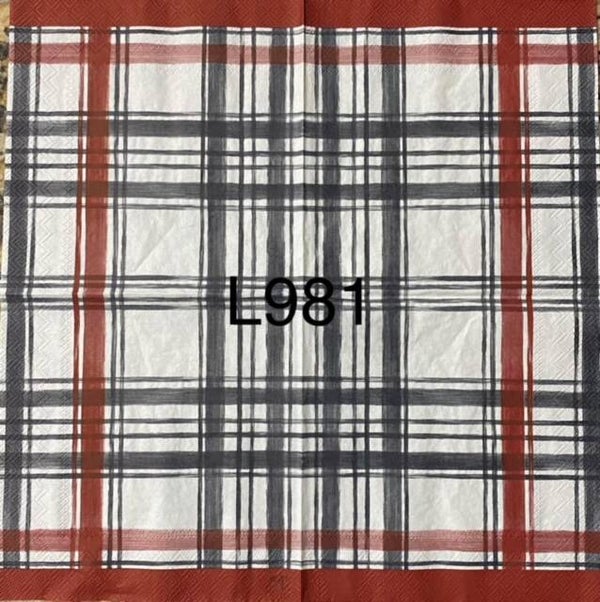 Design (L981) - Red and Black Check