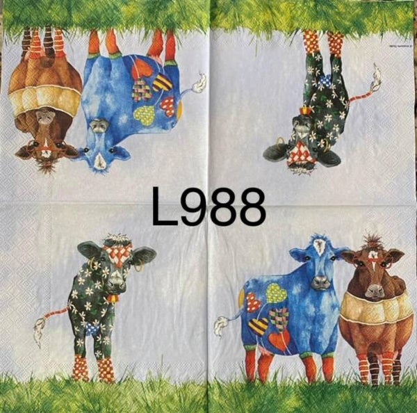 Cows (L988) - Cows in a Pasture