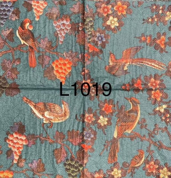Birds (L1019) - Birds and Grapes