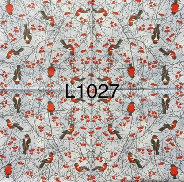 Winter (L1027) - Birds and Berries