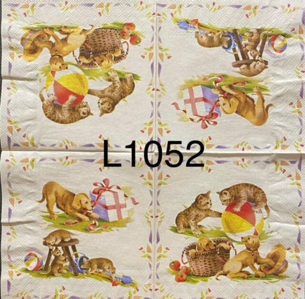 Animals (L1052) - Dogs and Cats in Different Scenes