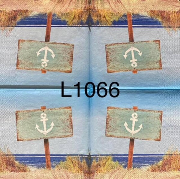 Beach (L1066) - Anchor Sign