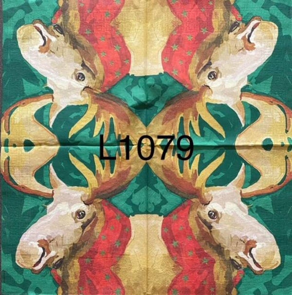 Christmas (L1079) - Elk/Moose with Scarf