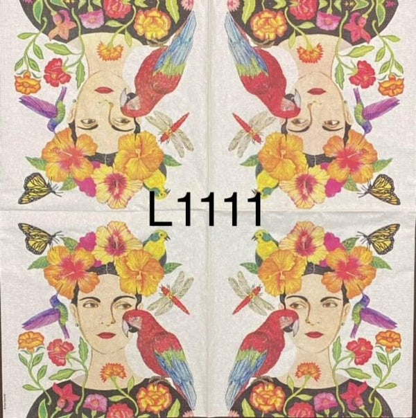 People (L1111) - Frida with Flower Headpiece