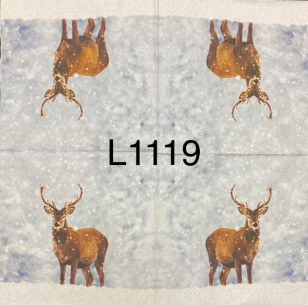 Deer (L1119) - Deer (Buck) in Winter