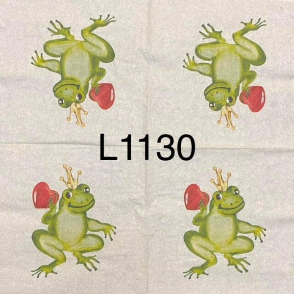Animals (L1130) - Frog Holding a Heart