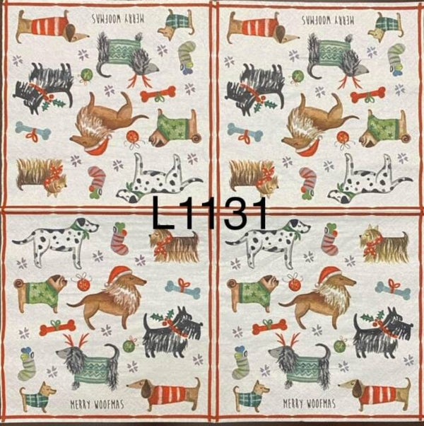 Dogs (L1131/1279/1394) - Christmas Dogs