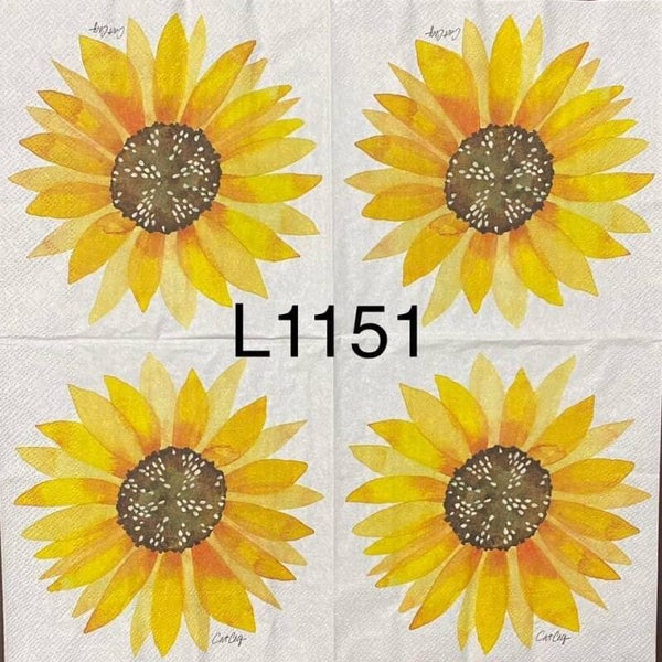 Sunflowers (L1151) - Large Yellow Sunflower