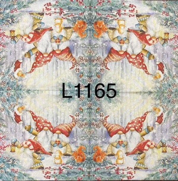 Gnomes (L1165/1284) - Christmas Gnome Couple