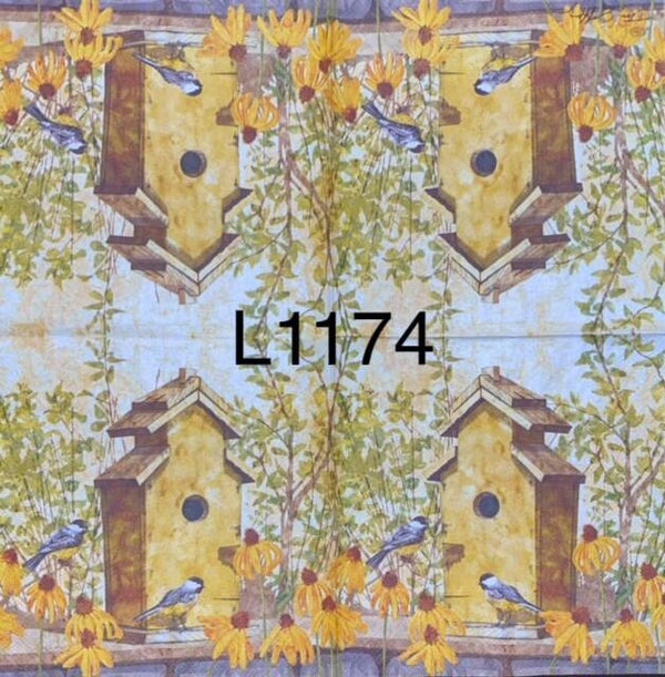 Birds (L1174) - Birds and Birdhouse
