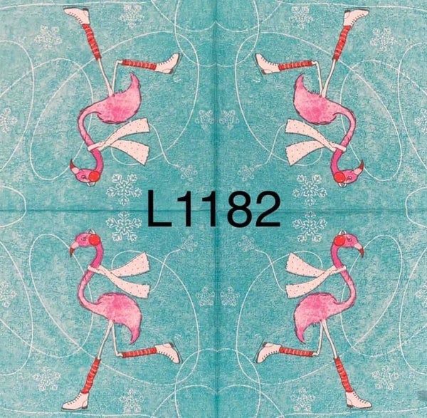 Winter (L1182) - Flamingo Ice Skating