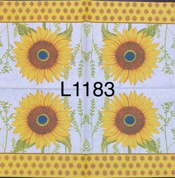 Sunflowers (L1183) - Large Yellow Sunflower