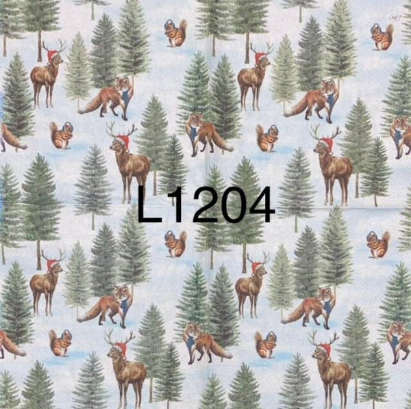 Winter (L1204) - Woodland Animals