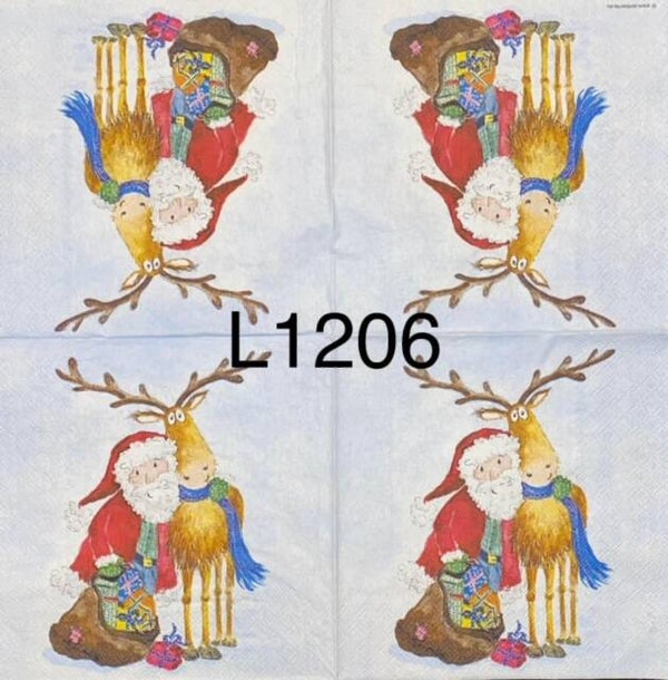 Christmas (L1206) - Santa and Reindeer