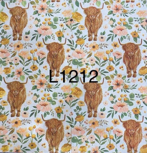 Cows (L1212) - Highland Cow
