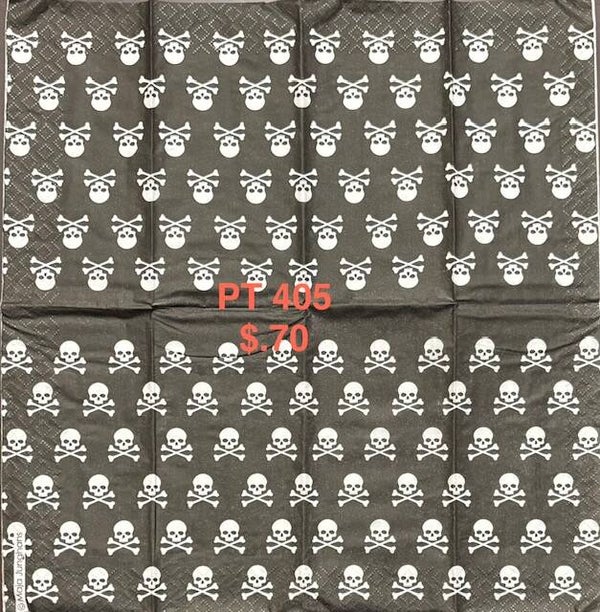 Halloween (PT405) - Poison Symbol (Skeleton/Bones)