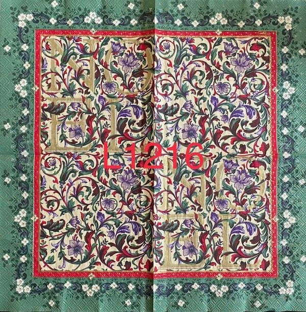 Christmas (L1216) - NOEL in Gold with Cream Background