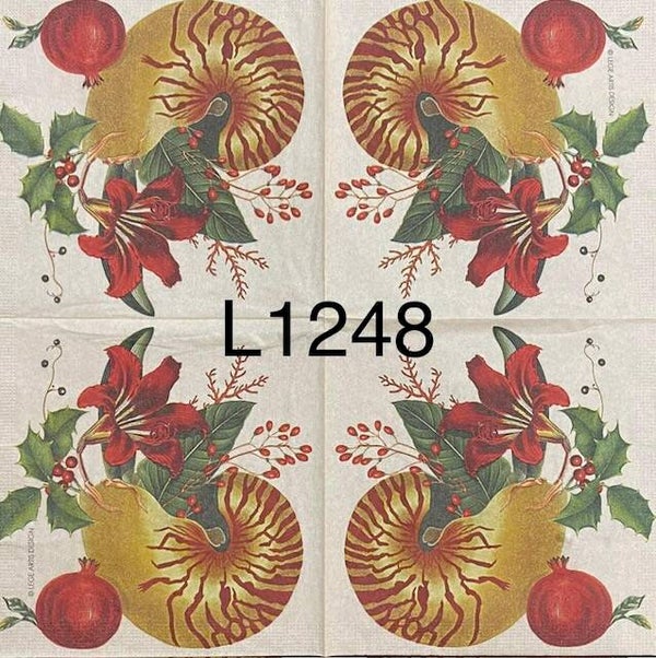Christmas (L1248) - Nautilus Christmas Shell