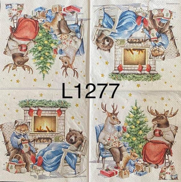 Christmas (L1277) - Scenes with Deer, Fox and Bears