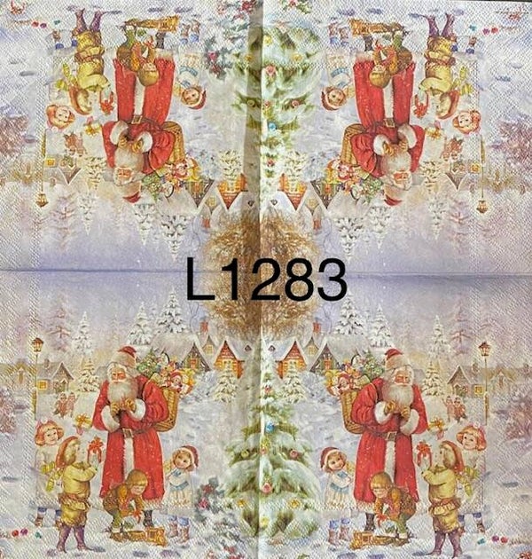 Christmas (L1283) - Santa Surrounded by Children