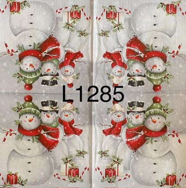 Christmas (L1285) - Three Snowmen