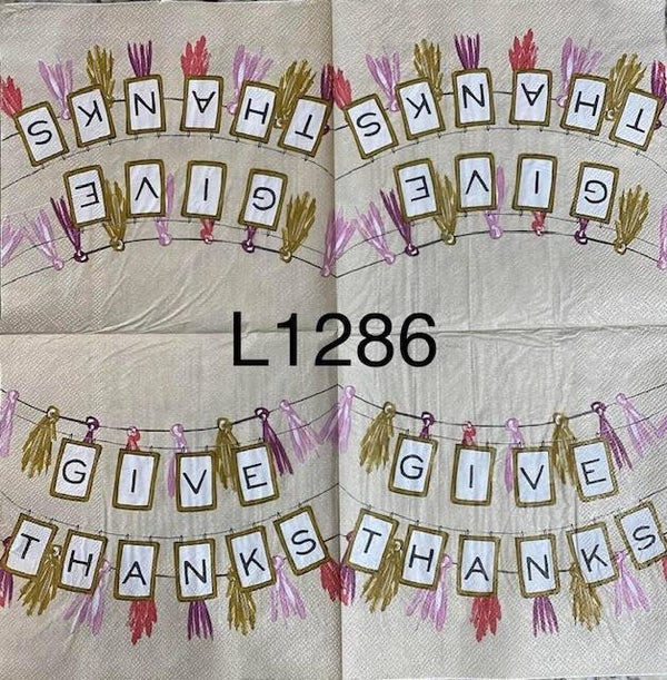 Bargain - Fall (L1286) - Give Thanks Banner