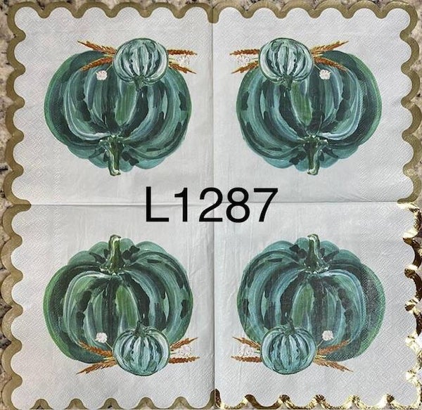 Bargain - Fall (L1287) - Blue/Green Pumpkins
