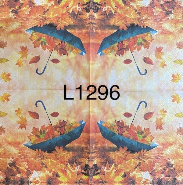 Fall (L1296) - Umbrella and Leaves