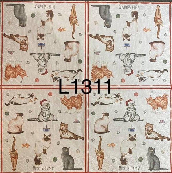 Cats (L1311/1393) - Holiday Cats