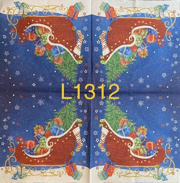 Christmas (L1312) - Sled with Gifts