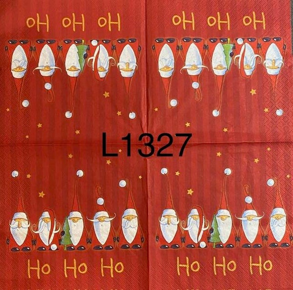 Christmas (L1327) - Ho, Ho, Ho Santas