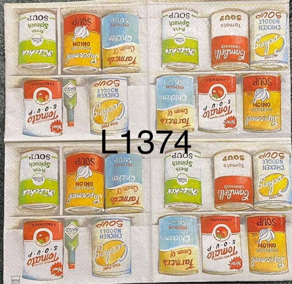 Food (L1374) - Cans of Soup