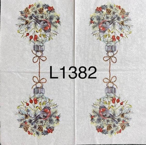 Christmas (L1382/1417) - Ornament with Bird Inside