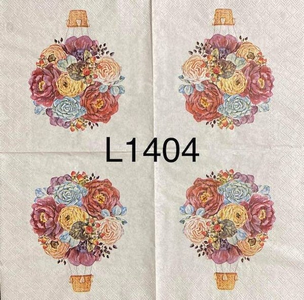 Flowers (L1404) - Hot Air Balloon of Flowers