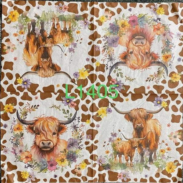 Cows (L1405) - Highland Cow