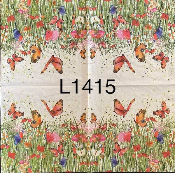 Flowers (L1415) - Wildflowers and Butterflies