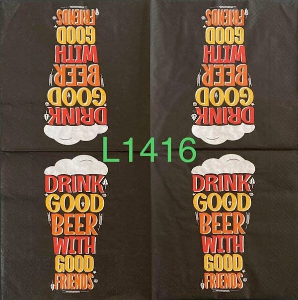 Drinks (L1416) - Drink Good Beer with Good Friends