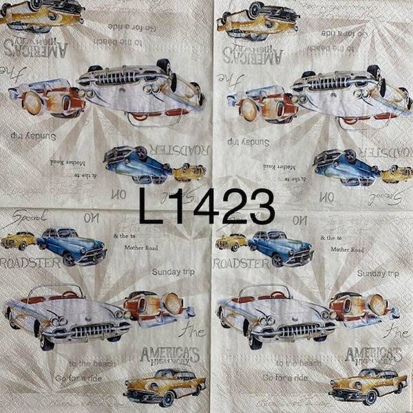 Vehicles (L1423) - Assortment of Old Sports Cars