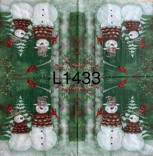 Christmas (L1433/1557) - Snowmen and Cardinals