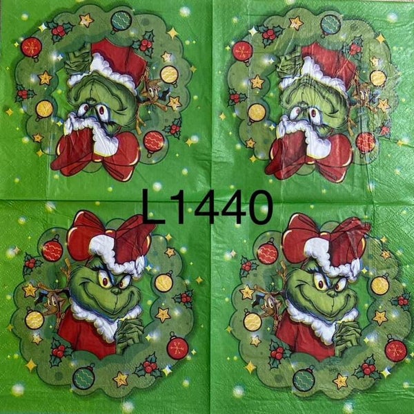 Grinch (L1440) - Grinch in a Wreath