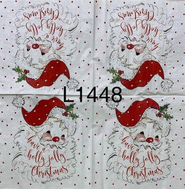 Christmas (L1448) - Santa Have a Holly Jolly Christmas
