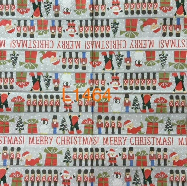 Christmas (L1464) - Santa, Presents, Nutcrackers, Trees