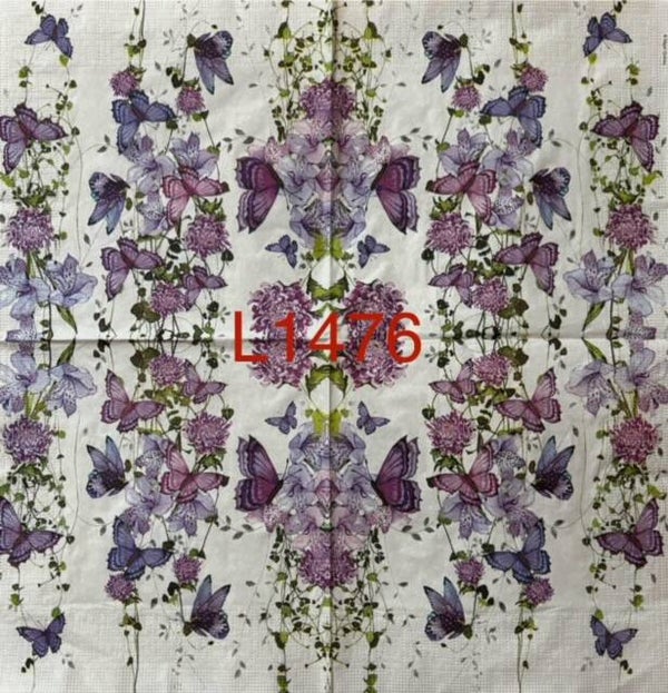 Butterflies (L1476) - Purple Butterflies