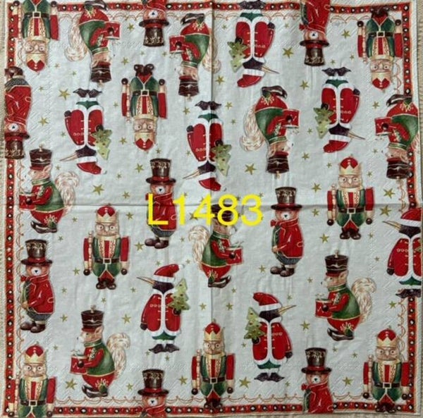 Christmas (L1483) - Animals Dressed up Like Santa