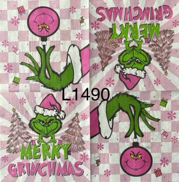 Grinch (L1490) - Pink Grinch Merry Grinchmas