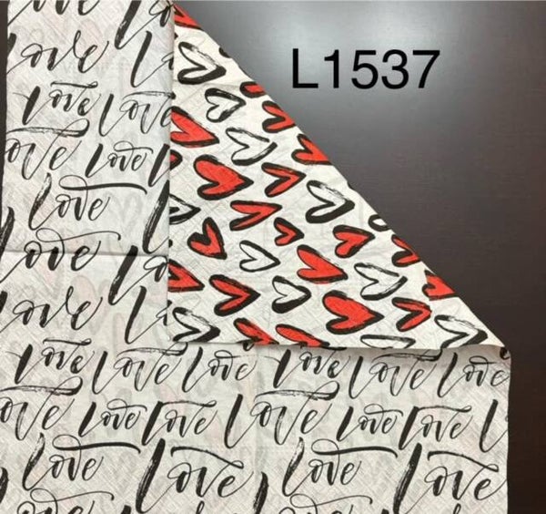 Valentines (L1537) - Love Wallpaper (two sided)