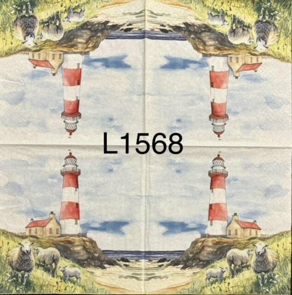 Beach (L1568) - Lighthouse with Goat